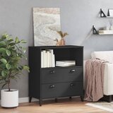  Regal za knjige VIKEN crni 80 x 40 x 90 cm konstruirano drvo | Eponuda.com