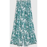 Marisse Patterned Green Viscose Trousers | Shoptok.si