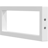  Nosači polica za umivaonik 2 kom bijeli pravokutni čelični Bijela 15 x 40 cm | shoptok.hr