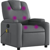 Maison Chic masažni naslanjač - Relax naslanjač sivo umetno usnje, (22134794) | Shoptok.si