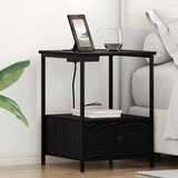  Noćni ormar 2 pcs Crni hrast 42 x 41 x 56 cm Konstruirano drvo | Eponuda.com