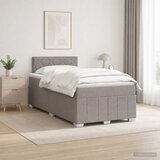  Boxspring krevet s madracem Sivosmeđa 120 x 190 cm Tkanina | shoptok.hr