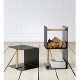 LIND DNA Črna dekorativna škatla za shranjevanje iz kovine in eko usnja 32x38x31 cm Bull – | Shoptok.si