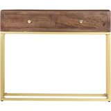 vidaXL Konzolni stol 90 x 30 x 75 cm od masivnog drva manga | shoptok.hr