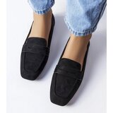 Gemre Black eco-suede moccasins Meilleur | shoptok.hr