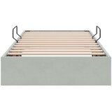  Otomanski krevet s pohranom Svjetlosiva 90 x 190 cm Baršun | shoptok.hr