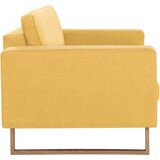  2-dijelni set sofa od tkanine žuti | shoptok.hr