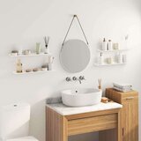  Polica na zidu s policom Zidne 4 pcs Bijelo 60 x 9 x 2 5 cm - Bijelo 60 x 9 cm 4 | shoptok.hr