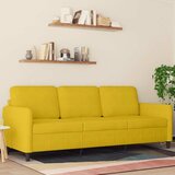  Trosjed žuti 180 cm baršunasti | shoptok.hr