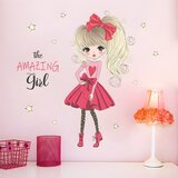 IZMAEL Naljepnica za zid / Tapeta Amazing Girl Cijene