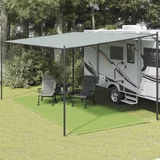 vidaXL Preproga za šotor svetlo zelena 250x550 cm HDPE