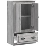  Visoka komoda siva sonome 60x35,5x103,5 cm konstruiranog drva | Eponuda.ba