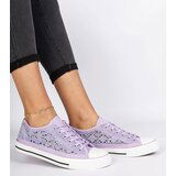 Gemre Purple women's lace-up sneakers Saha | Shoptok.si