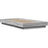  Okvir kreveta za pod Siva Sonoma 80 x 210 cm Konstruirano drvo | shoptok.hr