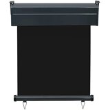 Balkonska bočna tenda 65 x 250 cm crna | shoptok.hr