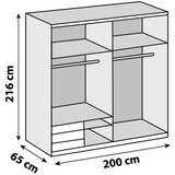 MID.YOU OMARA Z DRSNIMI VRATI, siva, sahara | Shoptok.si