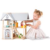  Drvena kućica (vila) za lutke Isabelle s namještajem | Shoptok.si