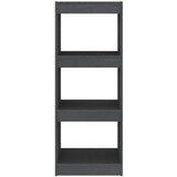 vidaXL knjižna omara za razdelitev prostora siva 40x30x103,5 cm | Shoptok.si