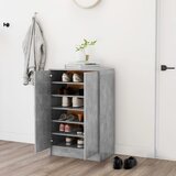 vidaXL ormarić za cipele siva boja betona 60 x 35 x 92 cm od iverice Cijene