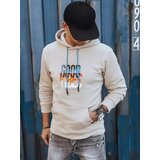 DStreet Bluza męska ocieplana z kapturem beżowa | Shoptok.si