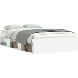 vidaXL Posteljni okvir bel 120x200 cm | Shoptok.si