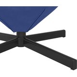  Jajolika fotelja Policijska plava 63 x 73 x 90 cm Baršun | Shoptok.si
