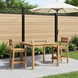  Stolić za kavu Bijela 100 x 100,5 x 45 cm Čvrsto drvo akacije | shoptok.hr