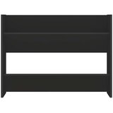  Zidni ormarić za cipele crni 80 x 18 x 60 cm konstruirano drvo | shoptok.hr