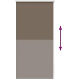 Rolo zavjesa za zamračivanje 44,4x100 cm Širina tkanine 40 cm Boja kave | Eponuda.com