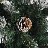 vidaXL Umestno božično drevo med 300 LED Zelena 86 x 86 x 210 cm | Shoptok.si