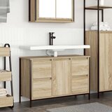 vidaXL umivalnik s predali sonoma hrast 90x34,5x60 cm | Shoptok.si