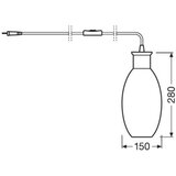 Ledvance Stona lampa GRAPE 1xE27/40W/230V narandžasta | Eponuda.com