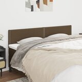  Uzglavlja tamnosmeđa 180x5x78/88 cm od tkanine | shoptok.hr