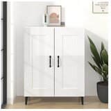  Komoda sjajna bijela 69 5x34x90 cm od konstruiranog drvo | shoptok.hr