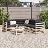  6-dijelni set vrtnih sofa od masivne borovine | Eponuda.ba