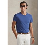 Polo Ralph Lauren Majice s kratkimi rokavi T-SHIRT AJUSTE EN COTON Modra | Shoptok.si
