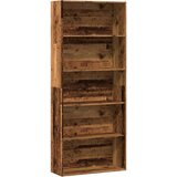 vidaXL Ormarić za knjige boja drva 80 x 30 x 189 cm konstruirano drvo | shoptok.hr
