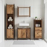  Set ormarića za kupaonicu 4 kom. Staro drvo 40 x 36 x 181 cm Cijene