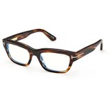 Tom Ford Blue Block Muški okvir za dioptrijske naočare 0FT6045-B 152, Smeđi Cene