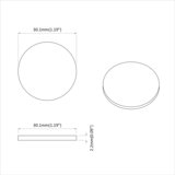  Jastučići za noge namještaja 2 pcs Crna Ø 30 x 2 mm EVA | shoptok.hr