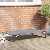  Krevet za psa Svijetlo siva 105 x 65 x 18 cm Čelik | shoptok.hr