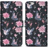 Cadorabo Ohišje, združljiv z Apple - Design Crane & Flowers št. 9 - Zaščitni pokrov z magnetnim zapiranjem, funkcijo stojala in režo za kartico, (20553492) Cene