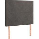 Box spring postelja z vzmetnico temno siva 80x200 cm žamet, (20846864) | Shoptok.si