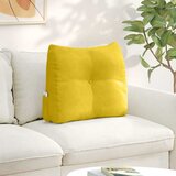  Jastuk za leđa Žuta 60 x 24 x 50 cm Baršun | shoptok.hr