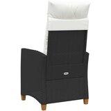  Fotelja za ležanje s pločom za čaj 62 x 64 x 112 cm poliratan | shoptok.hr