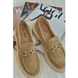 S. BARSKI Women's Suede Loafers with Flat Heel and Decoration D&A | shoptok.hr