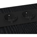 vidaXL Crni hrast 41.5 x 26 x 60.5 cm Konstruirano drvo | shoptok.hr