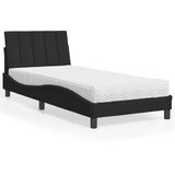  Krevet s madracem Hanko crni 90x190 cm baršunasti | shoptok.hr