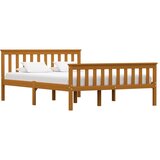Furnova Posteljni okvir medeno rjav iz trdne borovine 140x200 cm, (21936026) Cene