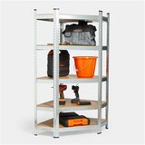 Vonhaus Regal 5 delni, 1.5 m, kotni, galvaniziran | Shoptok.si